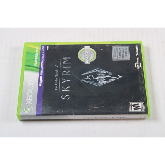 The Elder Scrolls V: Skyrim (Microsoft Xbox 360, 2011) Authentic, tested/works - Picture 2 of 8